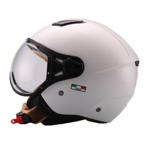 Helm Vito Jet Moda / glans wit